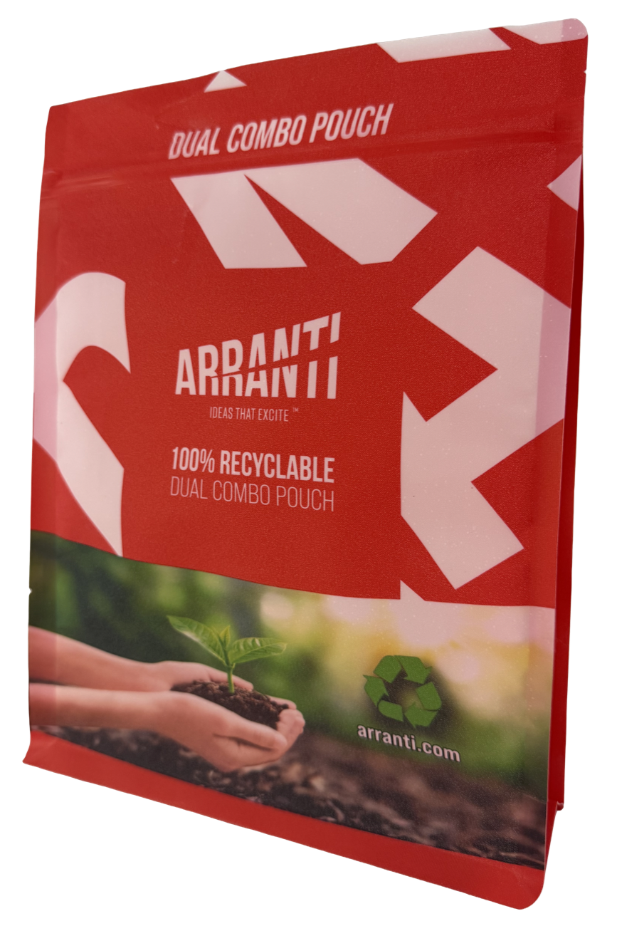 Arranti 100% Recyclable Dual Combo Pouch