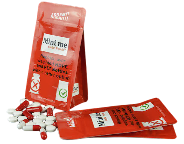 Mini-Me Cube Pouch flexible packaging by Arranti